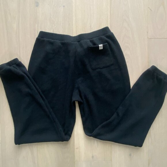 P'tula Soft Relaxed Waffle Knit Set in Black Size L Top/M Bottom  🖤 - Picture 14 of 17